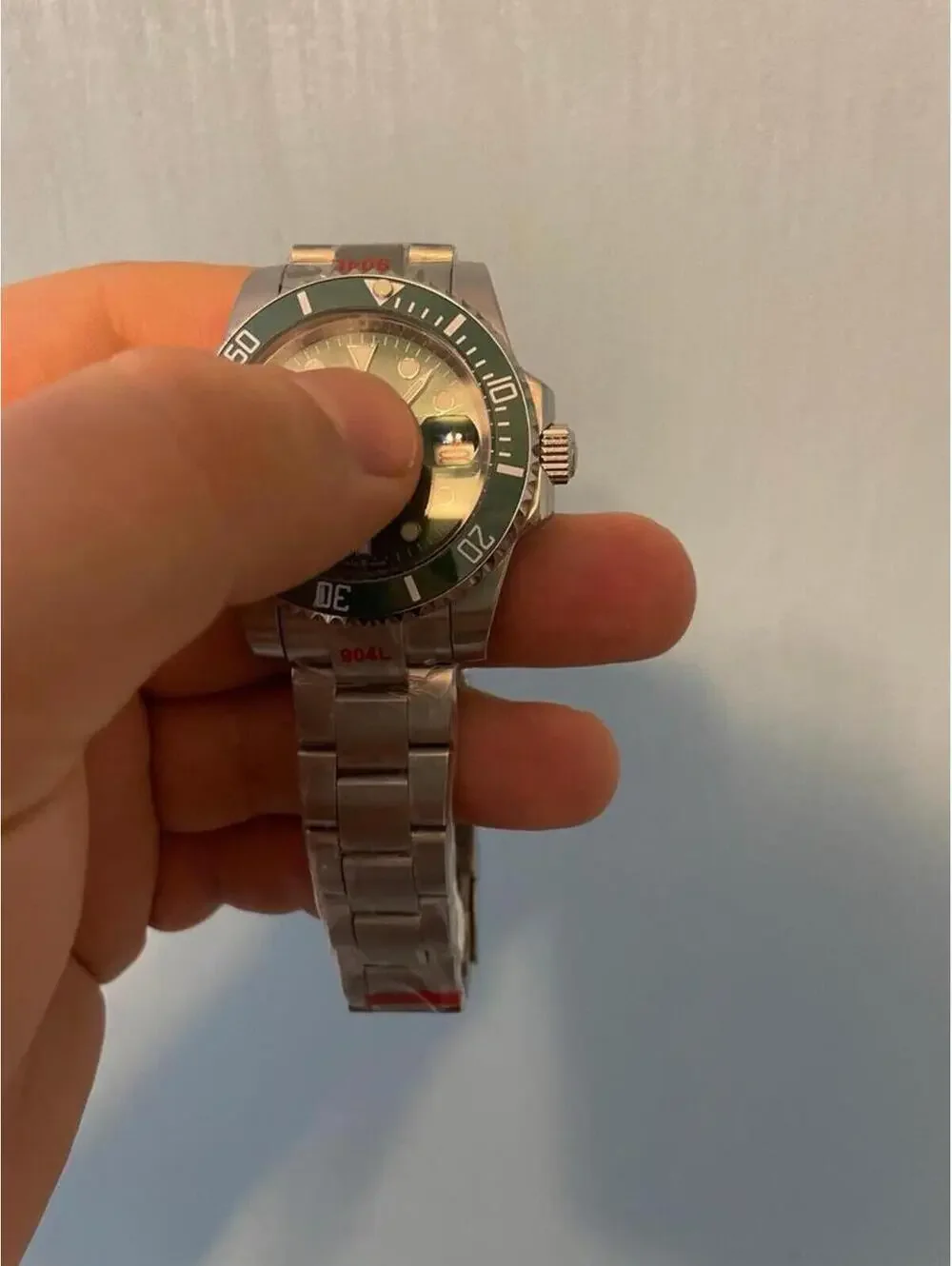 Men's Stainless Steel Mechanical Watch Sapphire Crystal stock 258